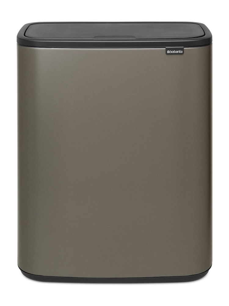 Brabantia Platinum Bo Touch Double 30L Bin - Image 2 of 6 Brabantia Platinum Bo Touch Double 30L Bin - Image 2 of 6