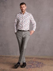 Pink Floral Signature Made With Italian Fabric Printed Shirt - Image 2 of 8