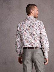 Pink Floral Signature Made With Italian Fabric Printed Shirt - Image 3 of 8