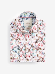 Pink Floral Signature Made With Italian Fabric Printed Shirt - Image 6 of 8