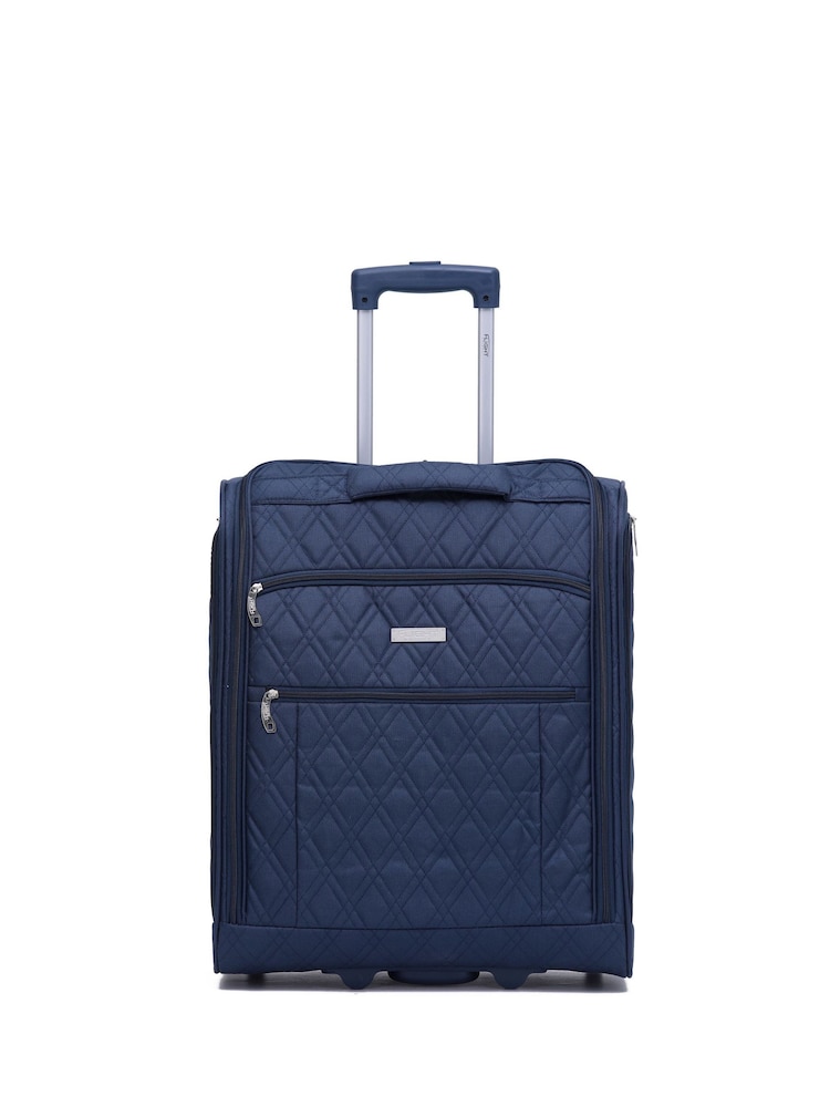 Flight Knight 56x45x25cm Easy Jet Overhead Soft Case Cabin Carry On Suitcase Hand Mono Canvas Luggage - Image 1 of 7