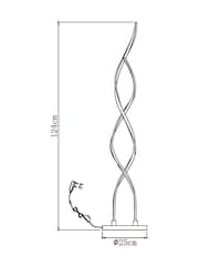 Black Callie LED Floor Lamp - Image 4 of 6