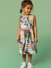 White Stuff Natural Casey Striped Sleeveless Dress - Изображение 1 из 6