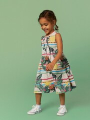 White Stuff Natural Casey Striped Sleeveless Dress - Изображение 3 из 6