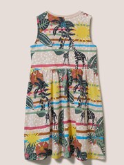 White Stuff Natural Casey Striped Sleeveless Dress - Изображение 6 из 6