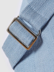 Reiss Blue June Single Breasted Suit Waistcoat with TENCEL™ Fibers - Image 6 of 6