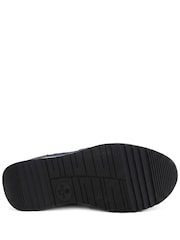 Albastru - Pantofi sport Pavers Extra lat cu fermoar & șiret și talpă cu amortizare - Imaginea 6 din 6