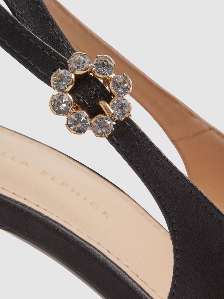 Черный - Camilla Elphick туфли на каблуке с ремешком через пятку - Изображение 5 5