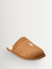 Polo Ralph Lauren Tan Brown Klarence Slippers - Image 1 of 4