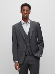 Grau - BOSS, BOSS, Slim-Fit-Anzugjacke - Bild 1 von 6