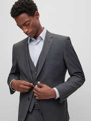 Grau - BOSS, BOSS, Slim-Fit-Anzugjacke - Bild 4 von 6