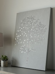 Art For The Home Grey Eternal Tree Canvas - Image 1 of 3