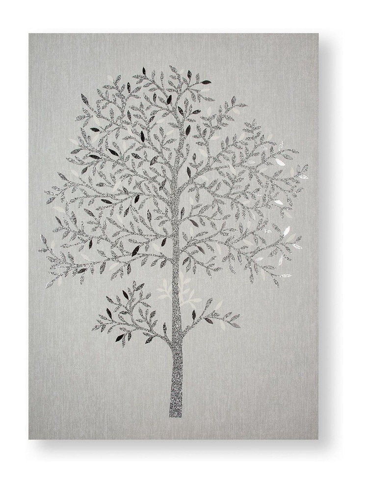 Art For The Home Grey Eternal Tree Canvas - Image 2 of 3