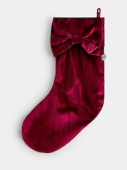 JoJo Maman Bébé Red Velvet Christmas Stockings & Sacks - Image 1 of 4