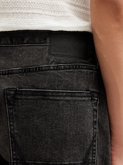 AllSaints Black 100% Cotton Switch Shorts - Image 4 of 6