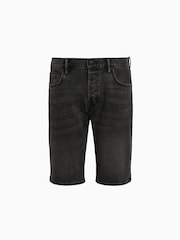 AllSaints Black 100% Cotton Switch Shorts - Image 5 of 6