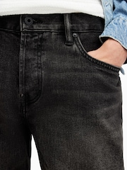 AllSaints Black 100% Cotton Switch Shorts - Image 6 of 6