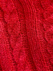 JoJo Maman Bébé Red Reindeer Fairisle Knitted Christmas Stocking - Image 4 of 4