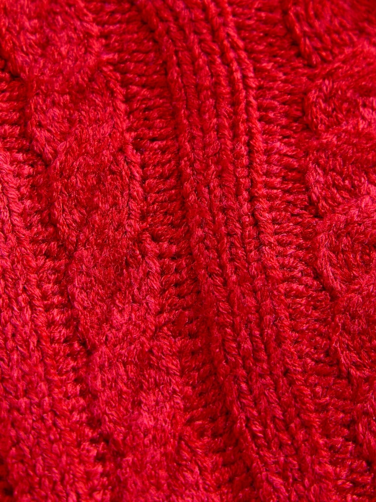JoJo Maman Bébé Red Reindeer Fairisle Knitted Christmas Stocking - Image 4 of 4 JoJo Maman Bébé Red Reindeer Fairisle Knitted Christmas Stocking - Image 4 of 4