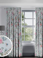 Duck Egg Blue Emporium Made to Measure 100% Cotton Curtains - Image 1 of 9