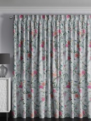 Duck Egg Blue Emporium Made to Measure 100% Cotton Curtains - Image 2 of 9