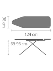 Brabantia Black Spring Bubbles B 124x38cm Ironing Board - Image 6 of 6