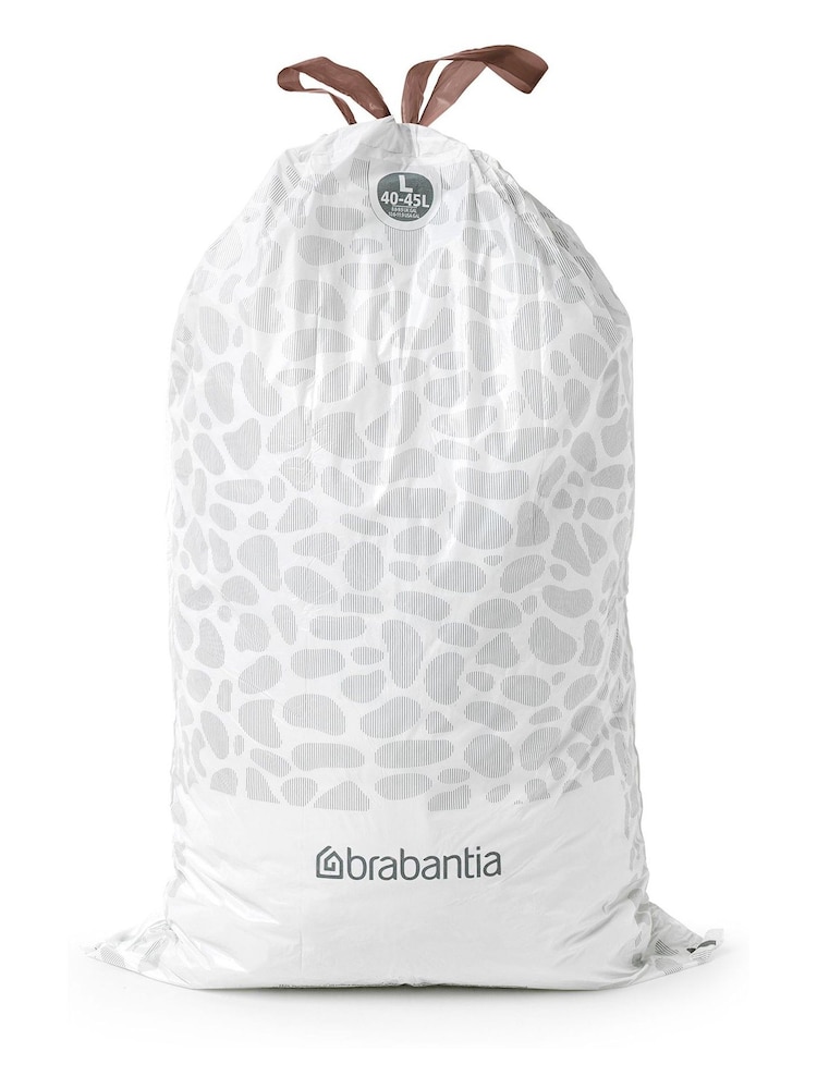 Brabantia White PerfectFit Bags Code L 40-45L 120 Bin Bags - Image 2 of 3