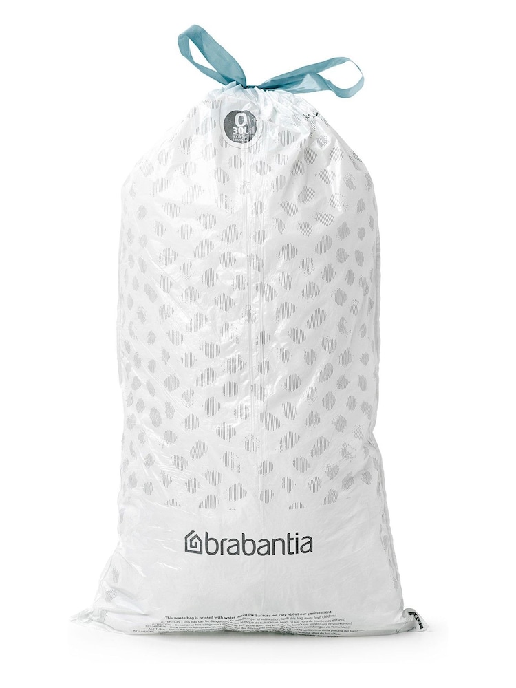 Brabantia White PerfectFit Bags Code O 30L 120 Bin Bags - Image 2 of 2 Brabantia White PerfectFit Bags Code O 30L 120 Bin Bags - Image 2 of 2