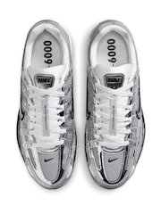 Nike Grey/Silver P-6000 Trainers - Image 2 of 7