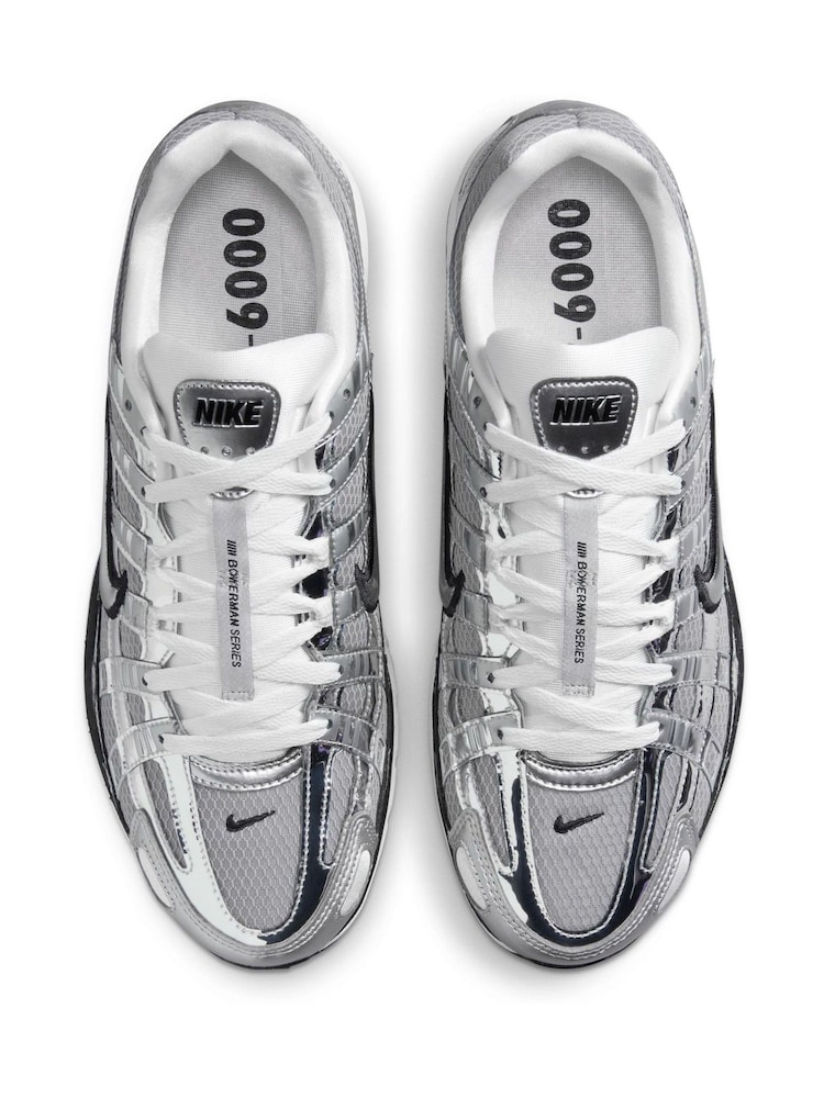 Nike Grey/Silver P-6000 Trainers - Image 2 of 7 Nike Grey/Silver P-6000 Trainers - Image 2 of 7