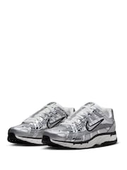 Nike Grey/Silver P-6000 Trainers - Image 3 of 7