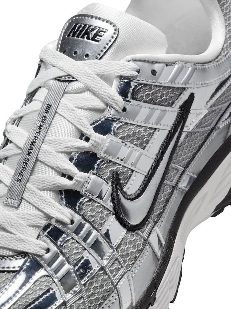 Nike Grey/Silver P-6000 Trainers - Image 7 of 7 Nike Grey/Silver P-6000 Trainers - Image 7 of 7