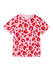 SCAMP & DUDE Leopard & Lightning Bolt T-Shirt - صورة 1 من 1