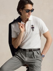 Ralph Lauren White RLX Airtech Pique Polo Shirt - Image 5 of 6