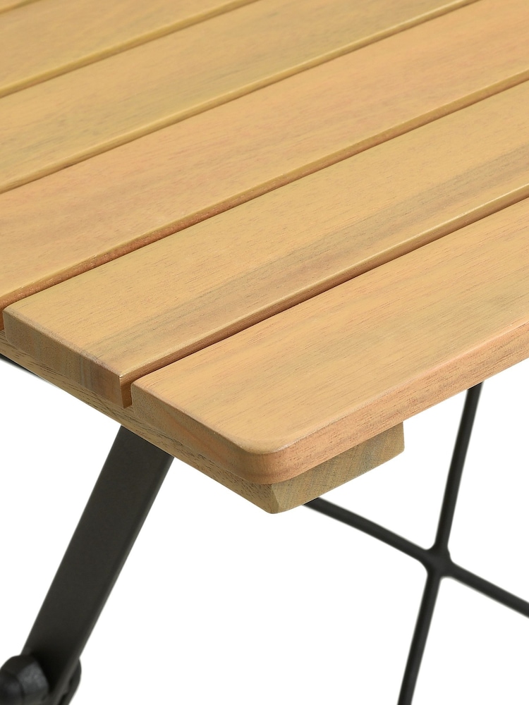 Cotswold Company Black Folding Garden Bistro Set - Image 5 of 5