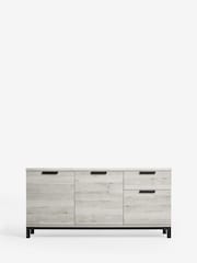 Grey Bronx Oak Effect Sideboard - Image 6 of 10