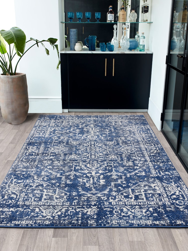 Asiatic Rugs Navy Nova Antique Rug - Image 1 of 5