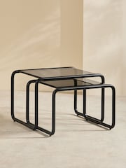 MADE.COM Black Dunston Coffee Nest - Image 2 of 4