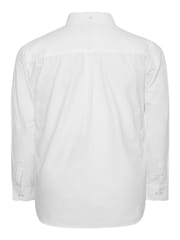 BadRhino Big & Tall White Long Sleeve 100% Cotton Oxford Shirt - Image 3 of 3