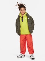 Nike Green Synthetic Fill Hooded Jacket - Image 3 of 6