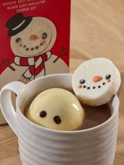 Christmas White Hot Chocolate Bomb and Mallow Topper - Image 2 of 4