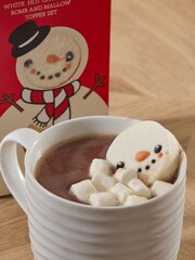 Christmas White Hot Chocolate Bomb and Mallow Topper - Image 3 of 4