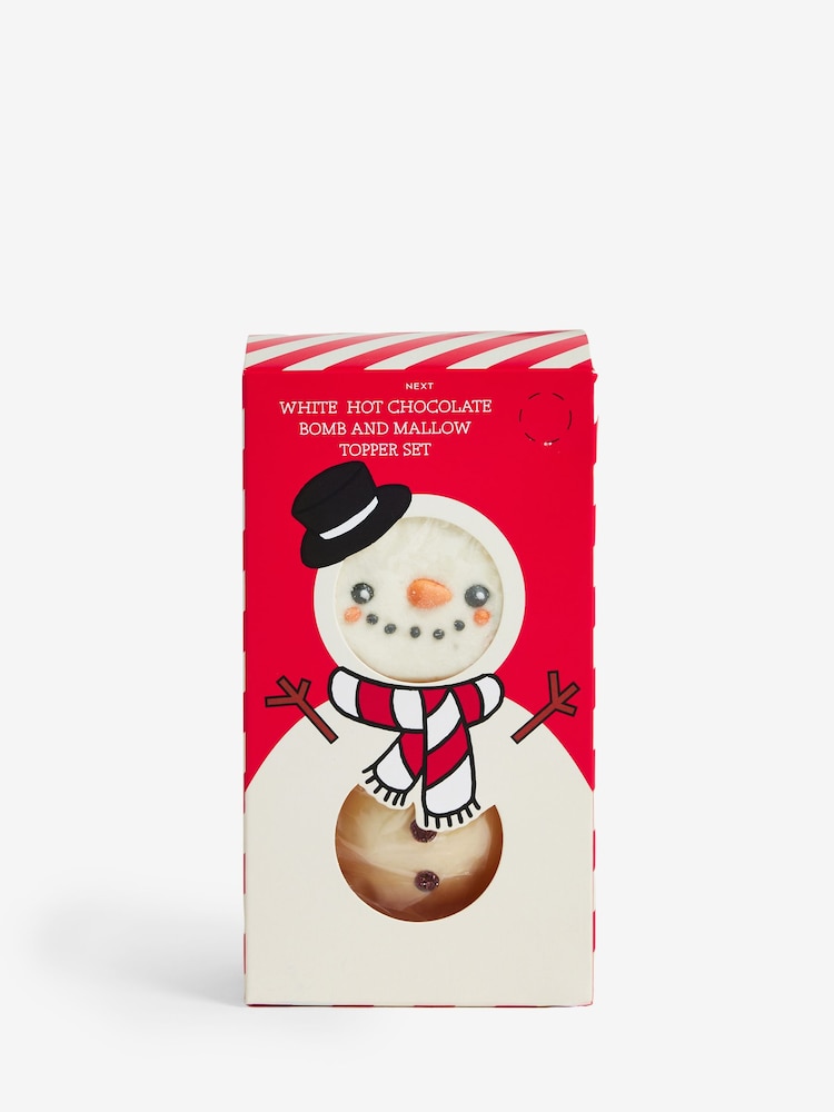 Christmas White Hot Chocolate Bomb and Mallow Topper - Image 4 of 4
