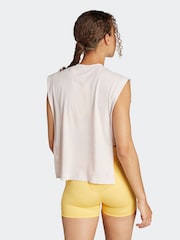 adidas Pink Power Big Logo Tank Top - Image 2 of 6