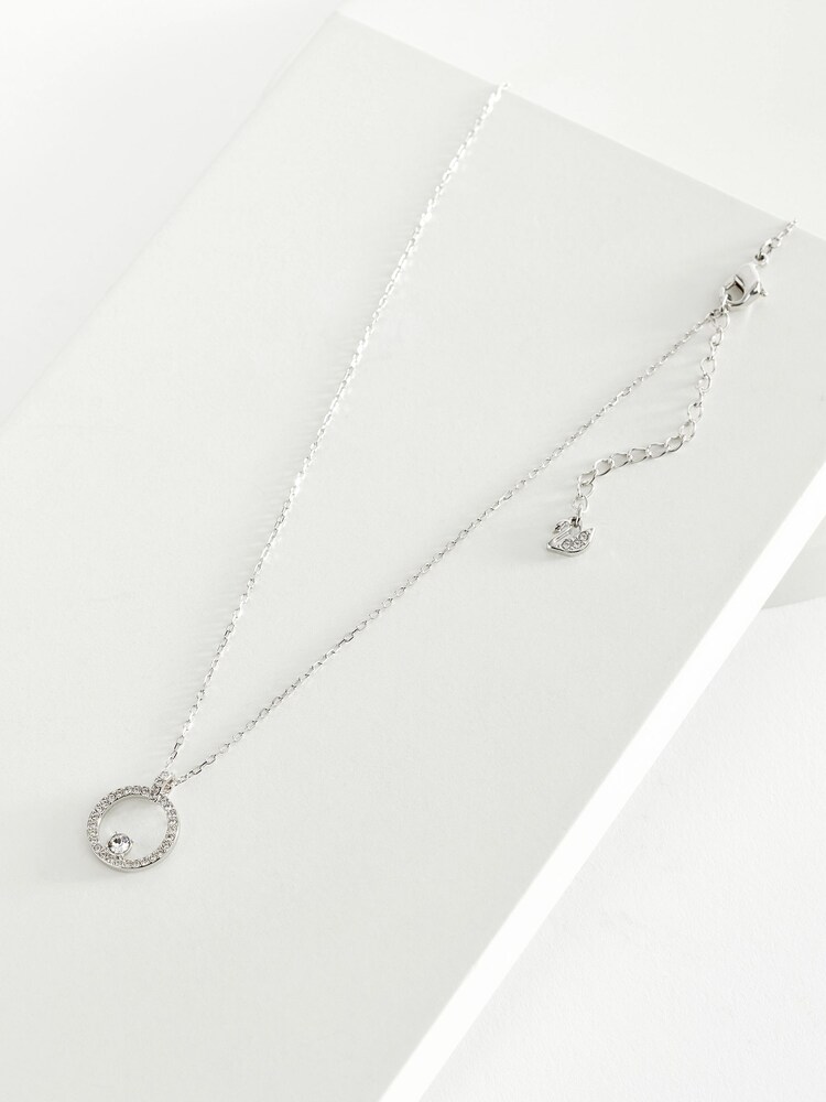 Swarovski Silver Creativity Circle Pierced Necklaces - Image 5 of 5