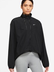Nike Black Dri-FIT Swoosh Running Jacket - Image 1 of 4