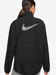 Nike Black Dri-FIT Swoosh Running Jacket - Image 2 of 4