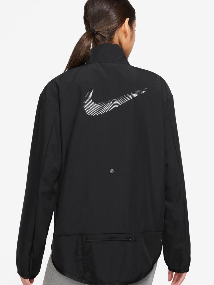 Nike Black Dri-FIT Swoosh Running Jacket - Image 2 of 4