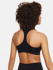 Nike Black Dri-FIT Swoosh Support Bra - Image 2 of 4