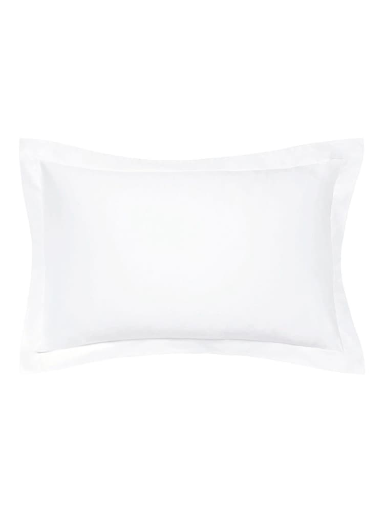 Bedeck Of Belfast White 1000 Thread Count Cotton Sateen Oxford Pillowcase - Image 2 of 3